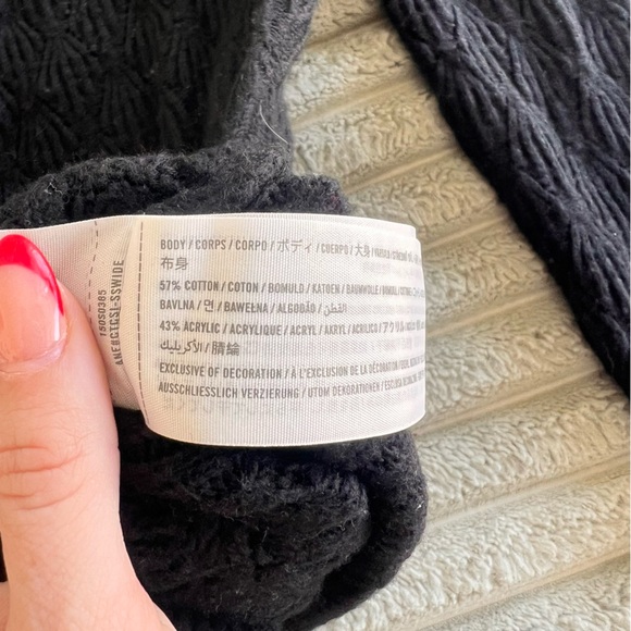 Abercrombie & Fitch Scoop Neck Slim Fit Sweater- M - Picture 5 of 7